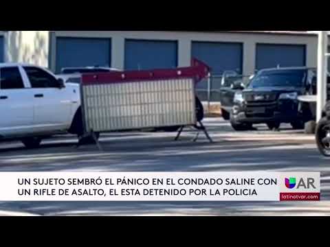 Tirador activo en Condado Saline está bajo custodia policial