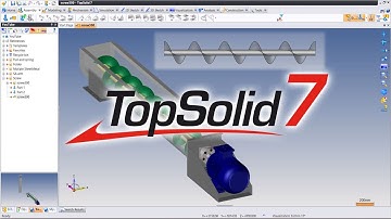TopSolid : Creation Screw Conveyor