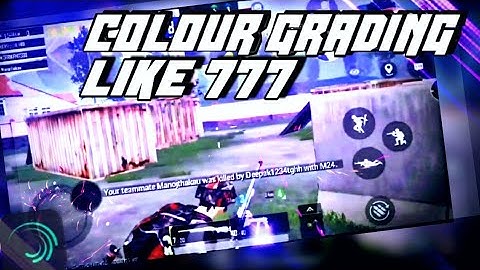 Colour Grade + Sky Glow Like 777 in Android & IOS | Montage Editing Tutorial In Hindi |