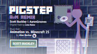 (⚠️EPILEPTIC WARNING⚠️) Pigstep (Animation Vs Minecraft Remix) Slowed
