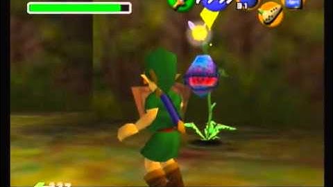 Setup for mega sidehop B1 skip in Deku Tree after death