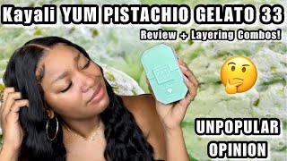 ANOTHER Kayali YUM PISTACHIO GELATO 33 Fragrance Review + LAYERING COMBOS! UNPOPULAR OPINION