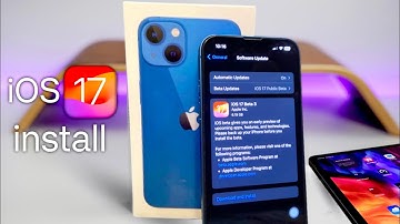 iOS 17 Public Beta is Out - How To Install | iOS 17 | Tech Avenews
