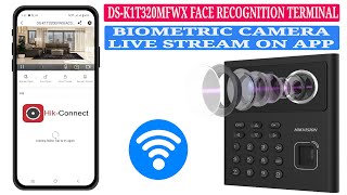 Hikvision face access terminal DS-K1T320 WIFI & hik connect mobile app configuration | Part 4 screenshot 4