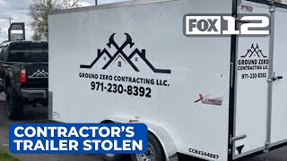 Damascus contractor’s trailer stolen with tools worth roughly $50,000 inside