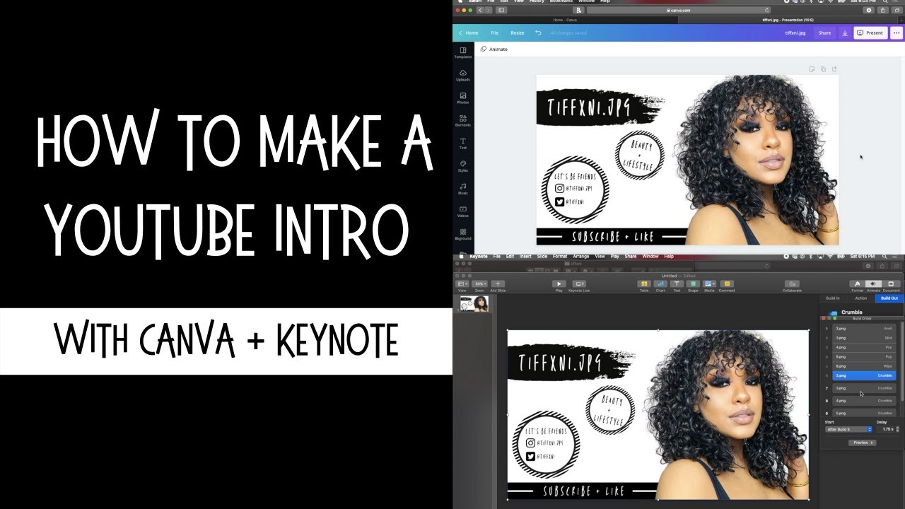 Entrepreneur Life (Ep. 2): How to make a Youtube intro with Canva ...