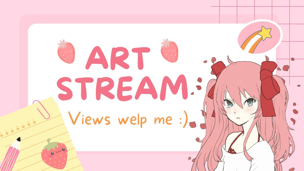 【Art Stream】 Draw party YouTube
