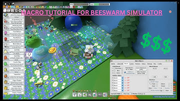 HOW TO MACRO IN BEE SWARM FULL TUTORIAL (macro link in desc)