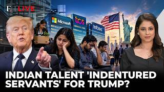 Trump's H-1B Crackdown: Microsoft, TCS & Infosys Targeted Over Foreign Worker Hiring |Firstpost Live