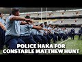 Moving haka for slain police officer constable matthew hunt  nzheraldconz