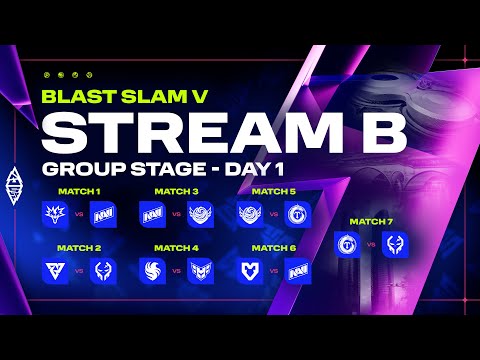 BLAST Slam V, Group Stage, Day 1: Stream B - Dota 2 LIVE