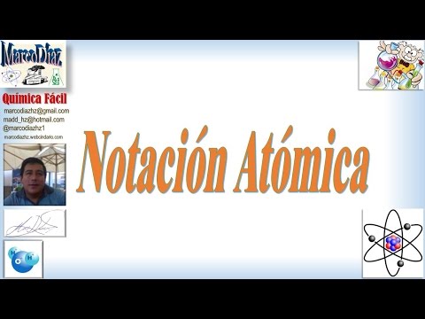 Video: ¿Cómo se escribe la notación atómica?