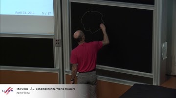 Xavier Tolsa: The weak-A∞ condition for harmonic measure
