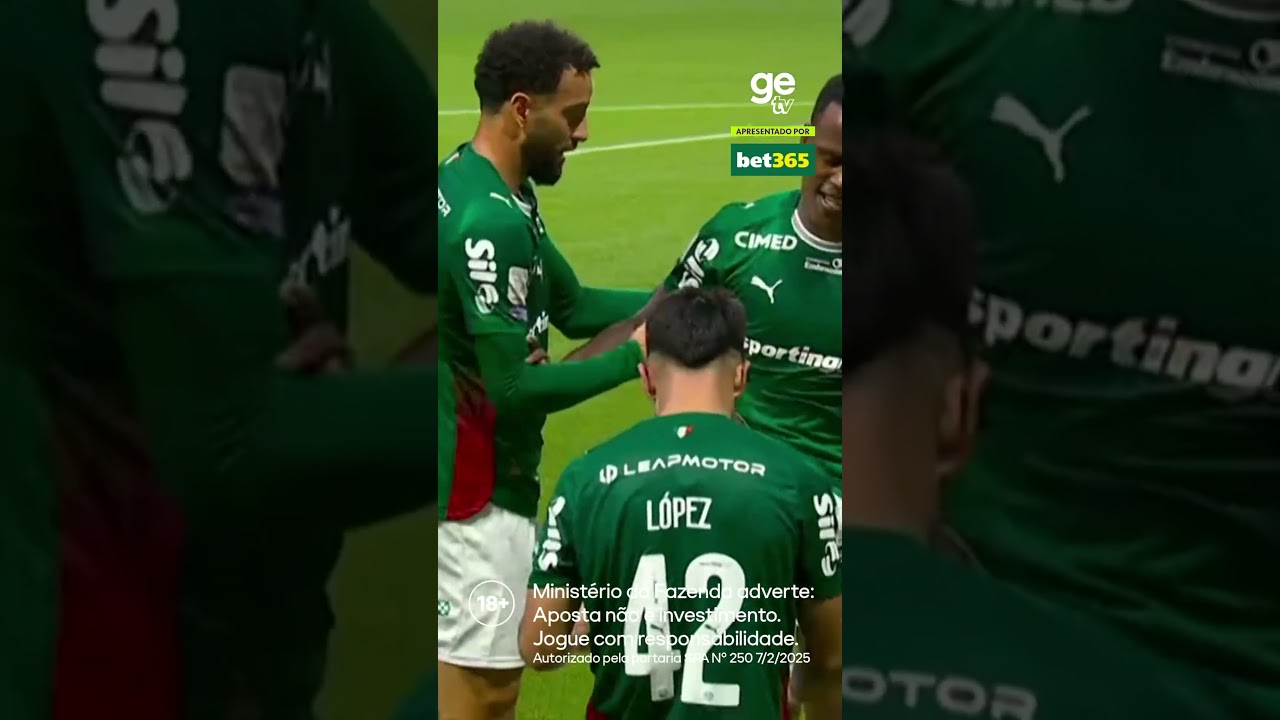 GOLEADA DO PALMEIRAS! 😱| #shorts | ge tv