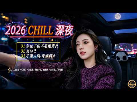 【2026駕駛員音樂】🎧 精選優質舒緩中文歌曲，🎧 深夜專用 💖 「2026华语热歌 ✨ CHILL 深夜 /Drive / Chill / Night Mood/relax/ study/work