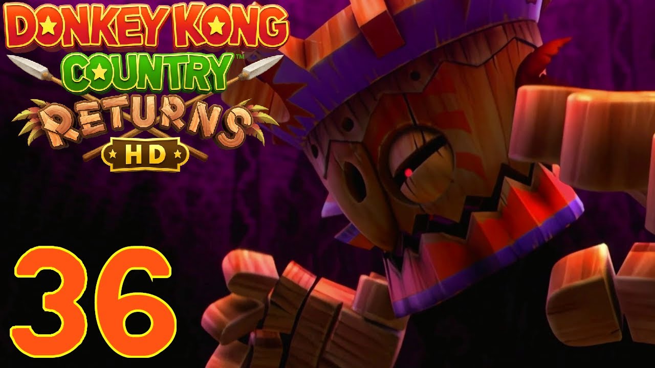 Donkey Kong Country Returns HD #36 - Final Boss: Großer Tiki macht ...
