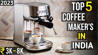 Top 5 best coffee maker in india 2023 | Best coffee machine for home ⚡Best coffee makers 2023