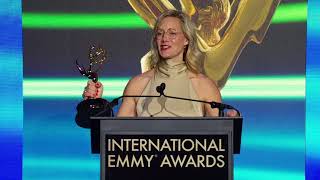 2018 International Emmy® Best Performance by an Actress Winner Anna Schudt in Ein Schnupfen hätte au