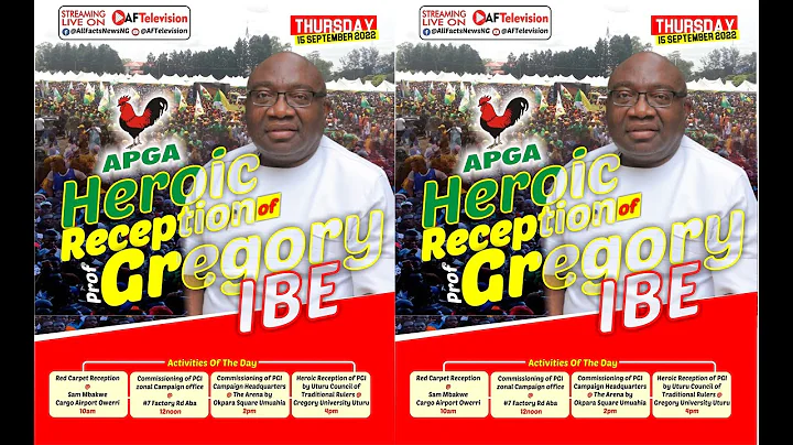 Heroic Reception of Prof Gregory Ibe Arrives Aba to commission his campaign Office