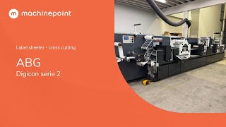 ABG OMEGA DIGICON SERIE 2 Label sheeter - cross cutting | ABG Machines