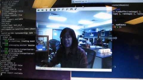 Demo of NAO robot performing face detection