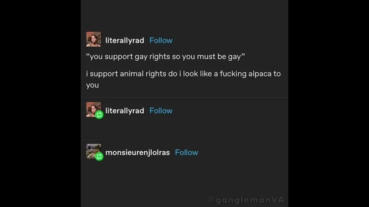 You support gay rights so you must be gay