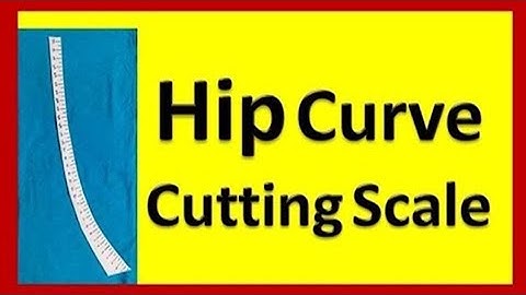 How to make hip curve cutting scale or tailoring tool . Method of making hip curve cutting scale