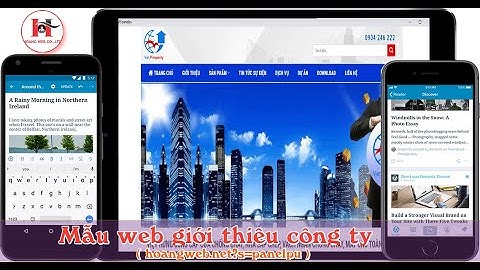 Tải theme wordpress: Giới thiệu công ty