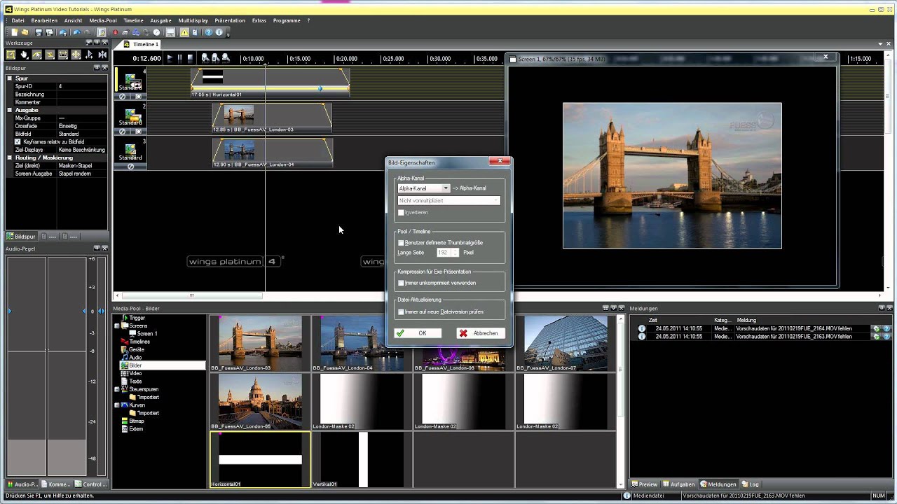 D8.3 Fehler bei der Maskenverwendung (Wings Platinum Tutorial Deutsch)