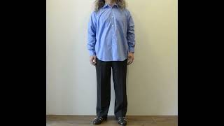 Graphpaper Broad L/S Regular Collar Shirt GM221-50114B