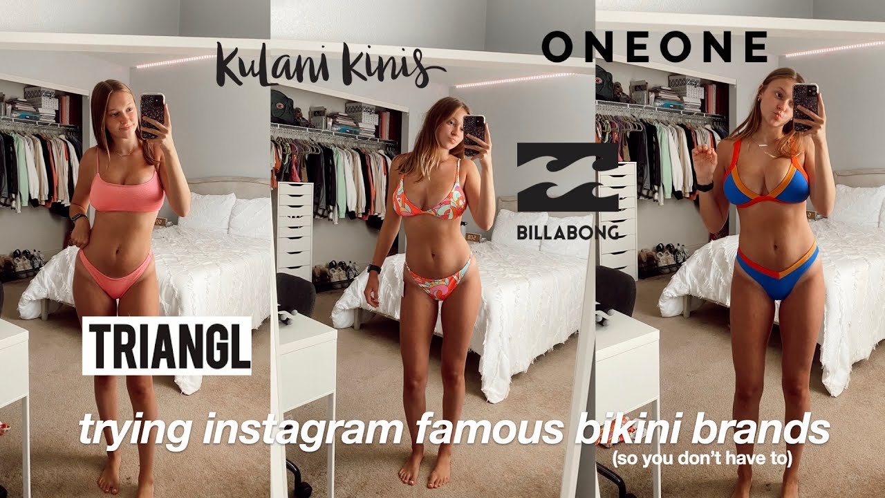 Trying expensive/trendy bikini brands (Triangl, Kulani Kinis, One One,  +more) 