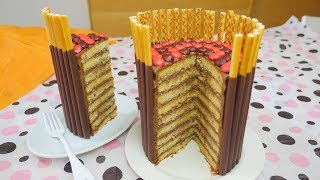 Giant Pocky Chocolate Cake ジャイアントポッキーケーキ