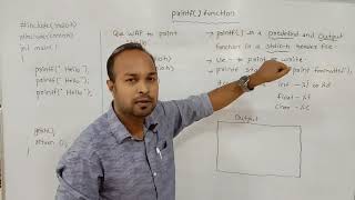 printf in C- 1 || Printf in C || How to print in C || Use of Printf in C