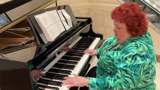 Breaking Up is Hard to Do 1975 version played on piano by Patsy Heath