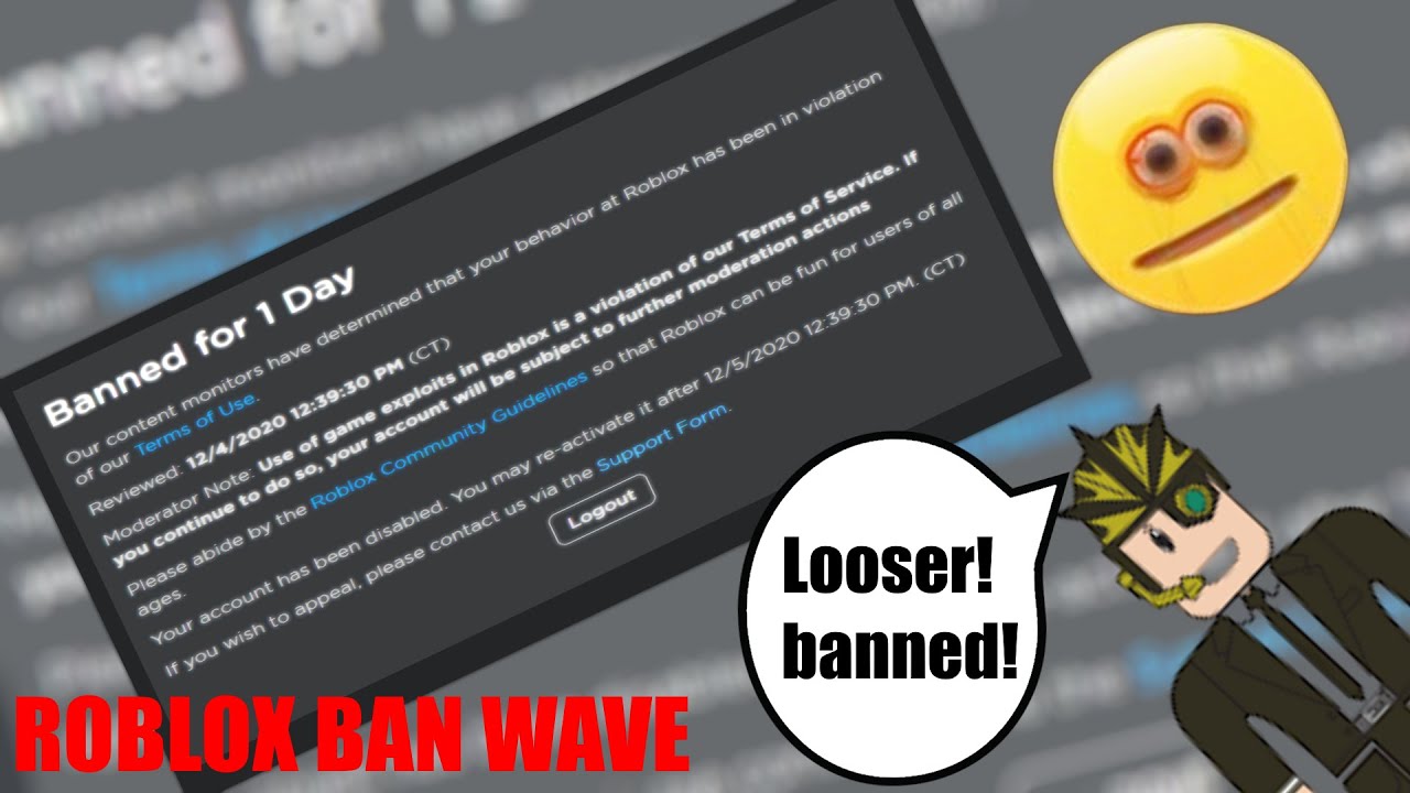 Roblox Ban Wave Cursed YouTube 