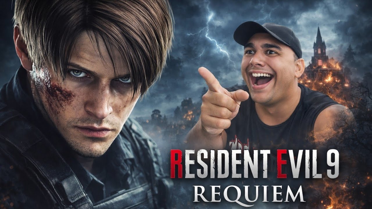 RESIDENT EVIL 9 REQUIEM, TENTANDO JOGAR ATÉ NAO CONSEGUIR TENTAR!!! 🔴 AO VIVO 🔴