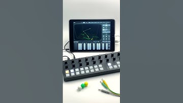 How to make evolving music and visuals using an iPad with Animoog Z music app and the T-1 controller