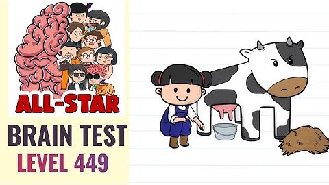 Brain Test All Star Level 449 | Help her milk the cow | Walkthrough