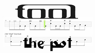 TOOL - The Pot (🔴 Drum Notation | Tutorial) @chamisdrums #tool #drumtabs #chamisdrums