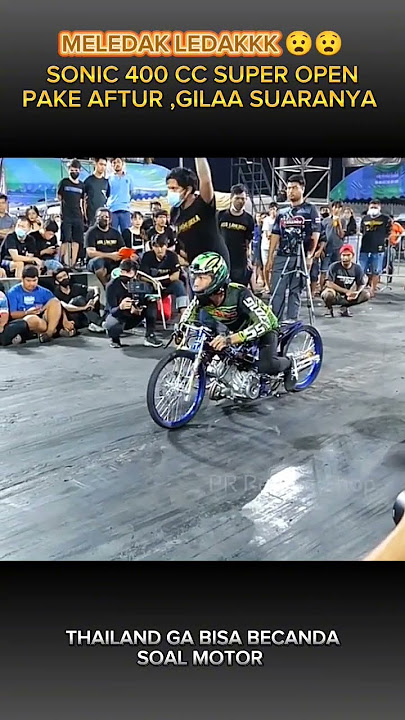 SONIC NGAMOKK ,BREKET 400 CC AVGAS  THAILAND NGERII #dragbike #automobile #balapliar #dragrace