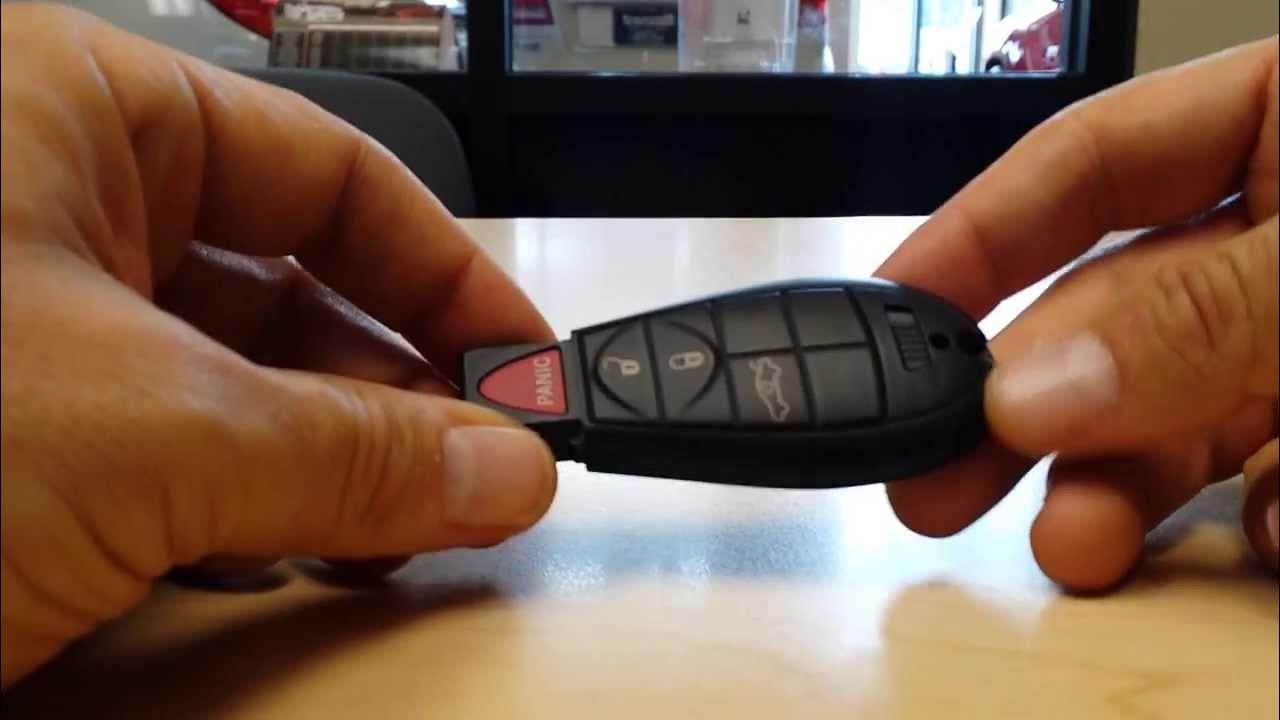 Changing the Batteries on Keys - Ram. Dodge, Chrysler, Jeep - YouTube