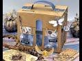 Album ZACZAROWANY scrapbooking pop up  magiczna walizka  - Olga Bielska Warsztaty Artystyczne