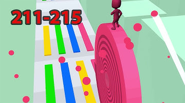 Layers Roll - Level  211-215  - Gameplay Walkthrough - All Level (iOS, Android)
