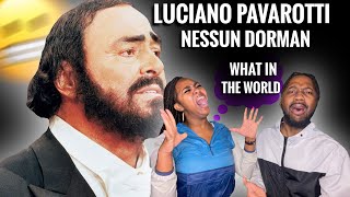 Our First Time Hearing | Luciano Pavarotti “ Nessun Dorman' OMG!! What Is This!!! #Reaction #Shorts