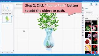 Focusky Tutorial: How to Add Objects in Electronic Canvas to Path? screenshot 1