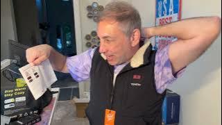 Battery Heated Vest Review & Unboxing    4K