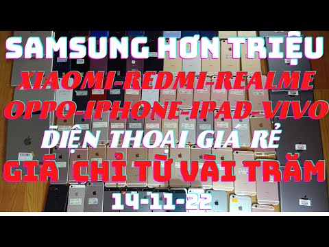 Video Thanh lý điện thoại Iphone-Samsung-Oppo-Vivo-Xiaomi cũ... - youtube