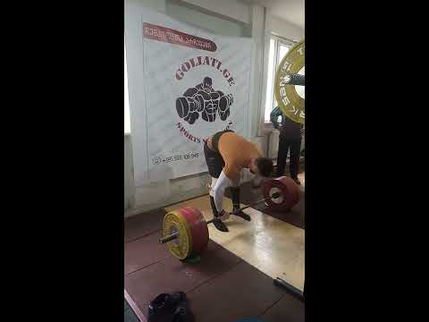 deadlift 200 kg x3 2020.11.25 წიაგა 200 კილოგრამი