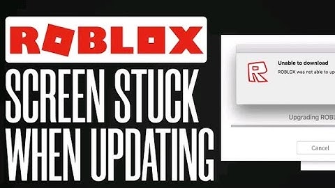 how to fix the roblox screen stuck when updating / installing ( easy steps) #robloxdown #howto #fix