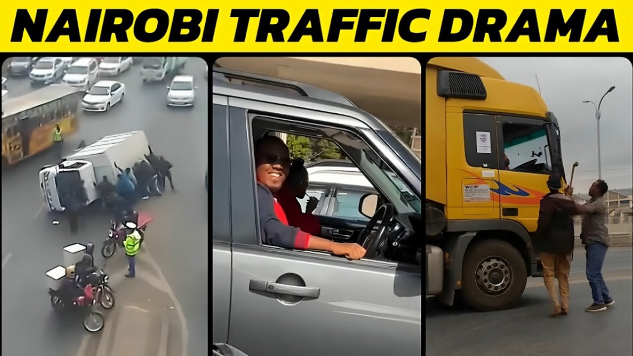 Самые вирусные моменты пробок в Найроби, запечатленные на камеру.